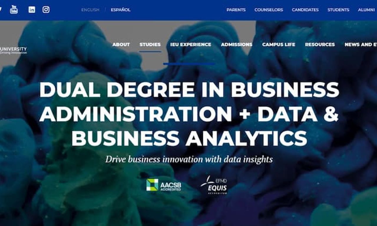 Dual Degree In Business Administration + Data & Business Analytics