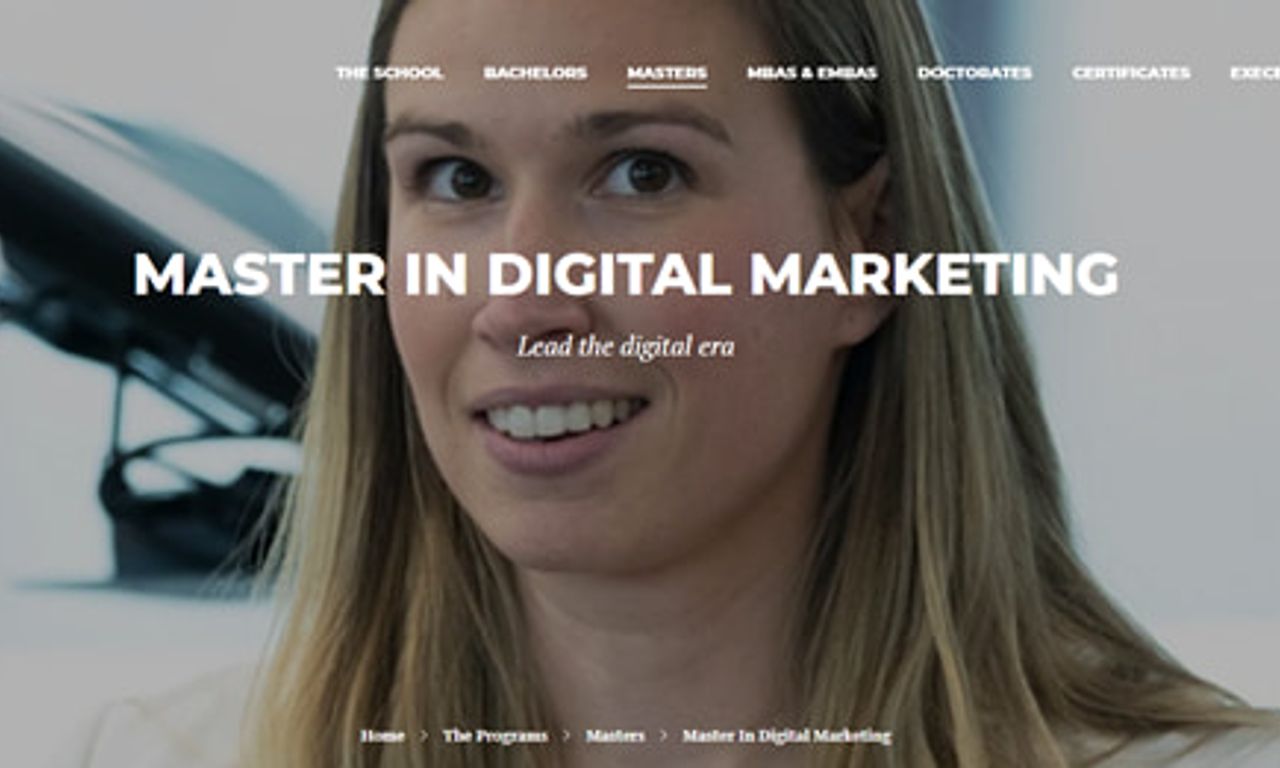 Master in Digital Marketing | IE Business School