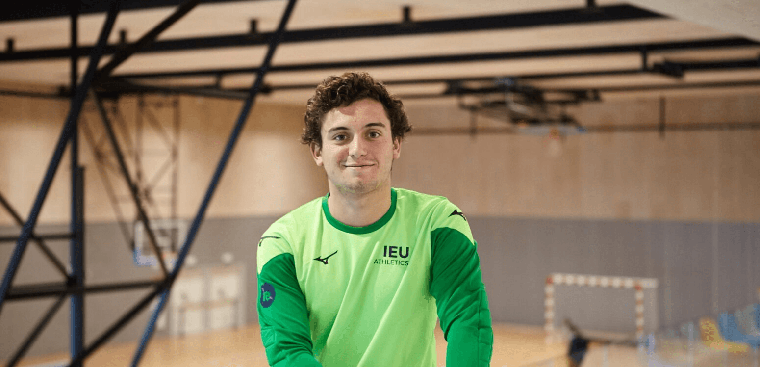 IE Univeristy athletics: football goalkeeper