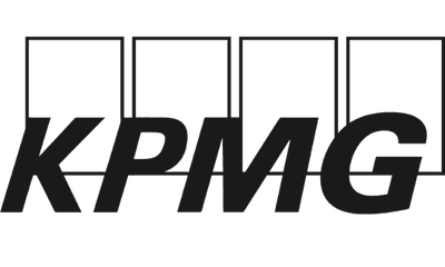 This image features the KPMG logo displayed prominently.
