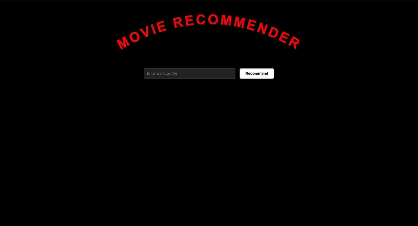 Movie Recommender