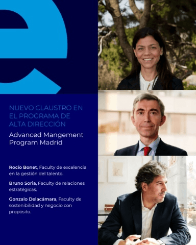 Rocio Bonet, Profesora Asociada de IE Business School; Bruno Soria, Associate Director en Communications, Internet & Media en NERA Economic Consulting y Gonzalo Delacámara, Director, Centre for Water & Climate Adaptation en IE University.