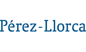 The image features the name 'Pérez-Llorca' prominently displayed.