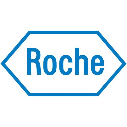 This is the logo of Roche, a global healthcare company.