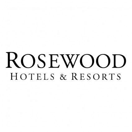 A logo for Rosewood Hotels & Resorts.