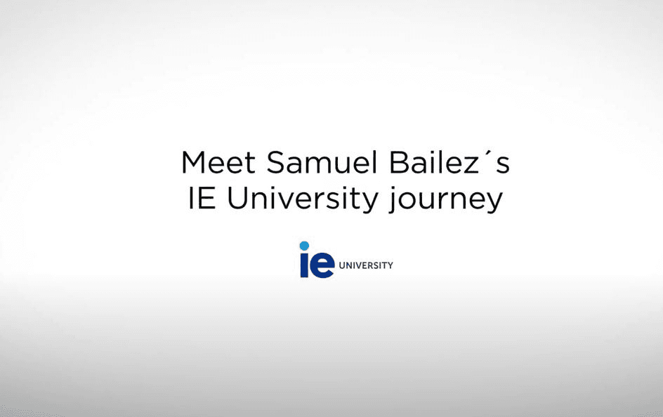 Samuel González - Student Story Bachelor in Information Systems Management | IE University