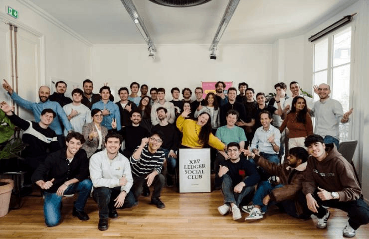 The Fintech, Blockchain, XRPL and Policy Global Gateway Program students in Paris at XRPL Commons